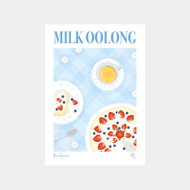 Poster Milk Oolong A5